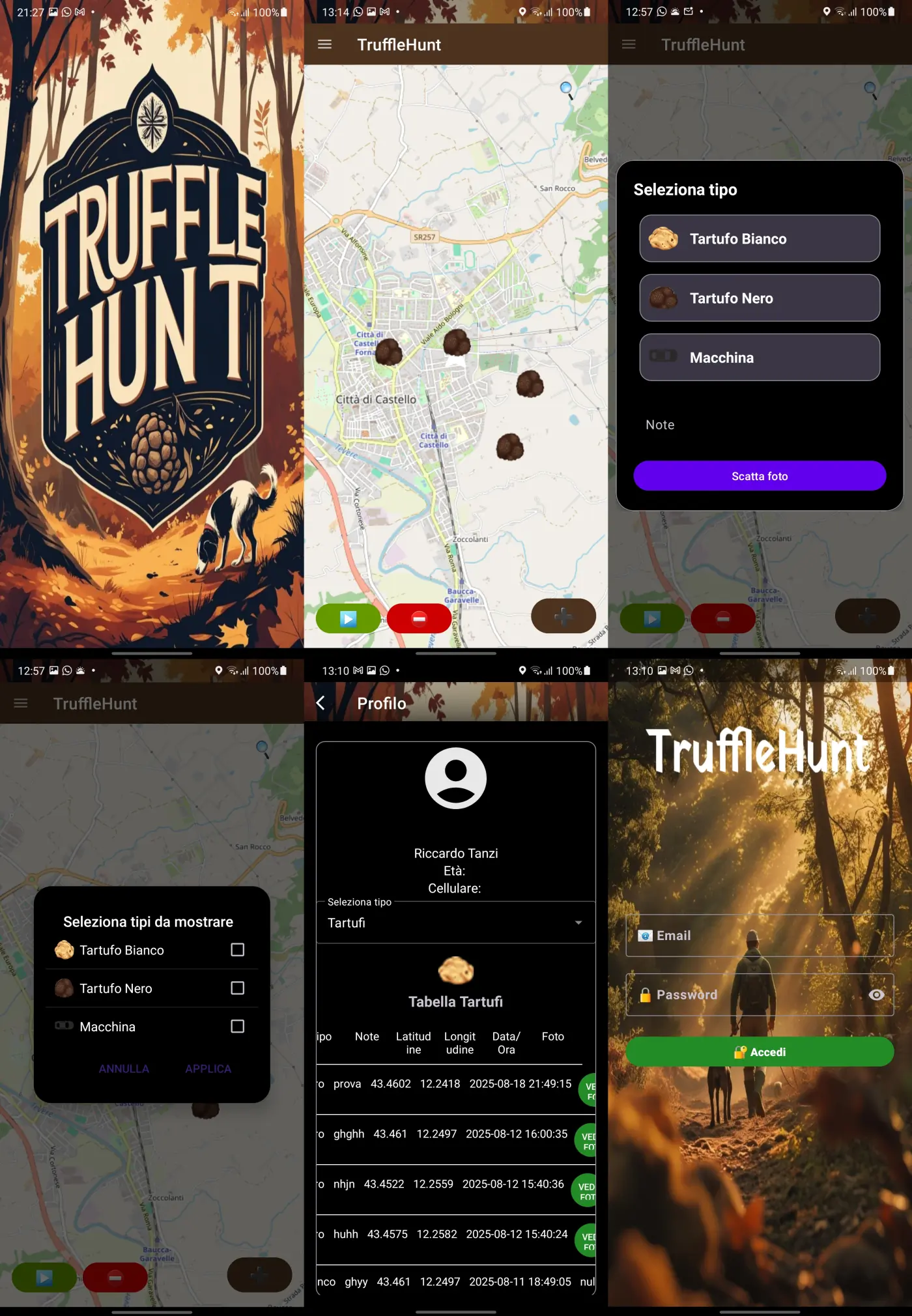 TruffleHunt - Mobile