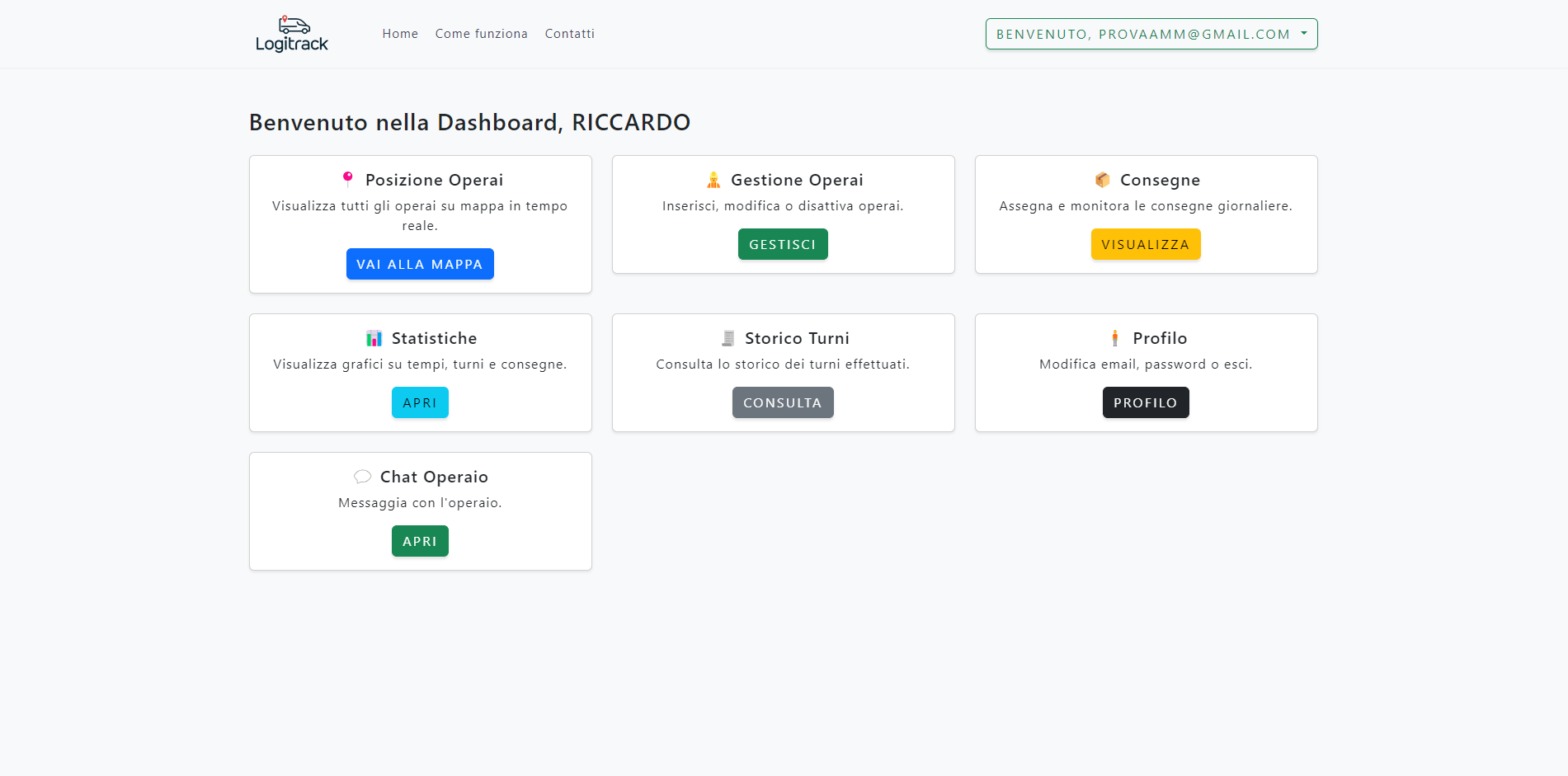 Pannello Amministratore