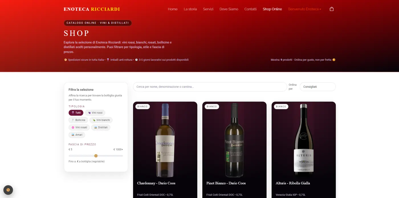Enoteca - Shop