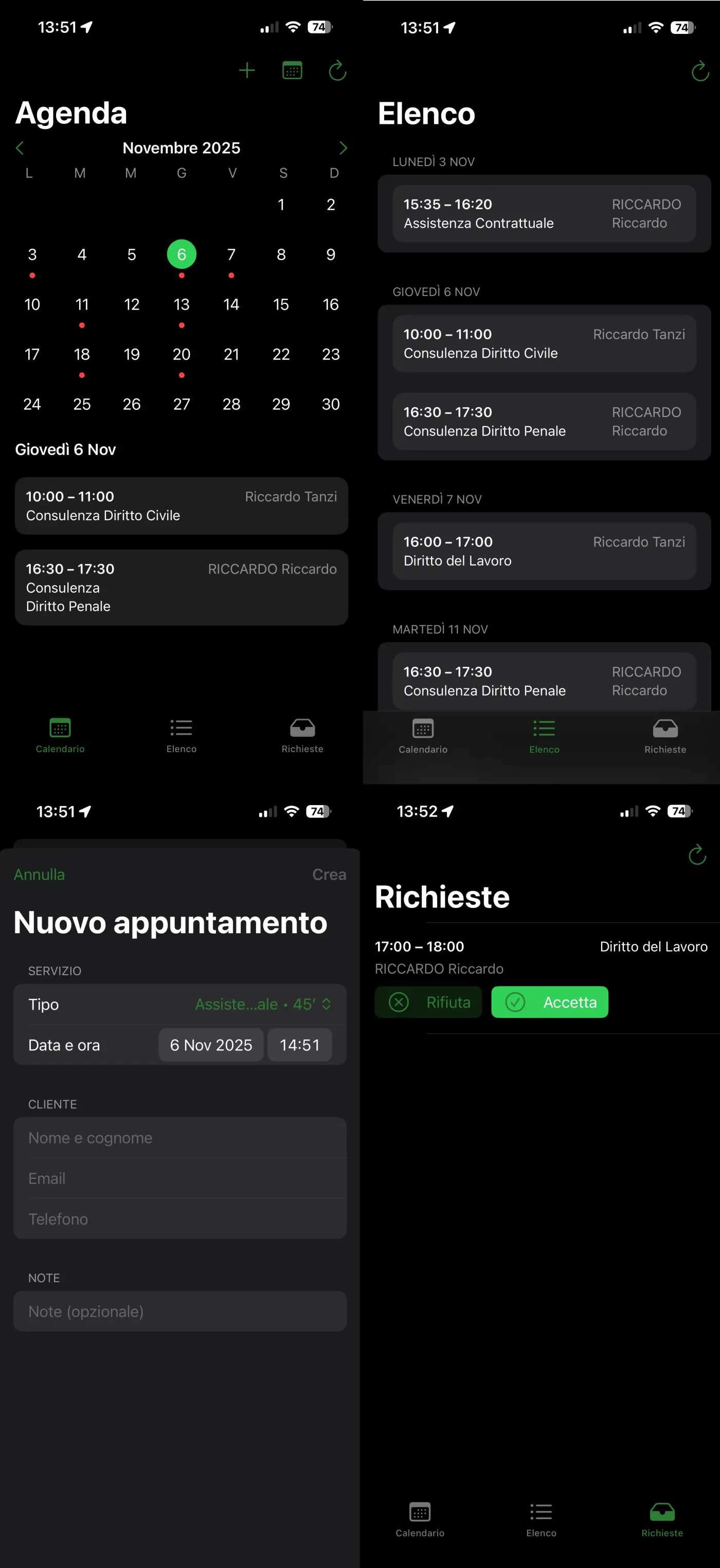 Studio Legale - Schermata 1